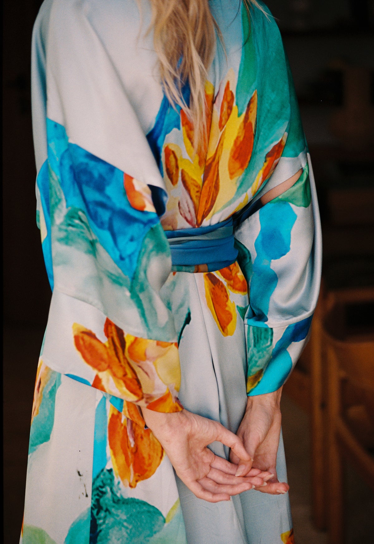 LILLIES SILK KIMONO