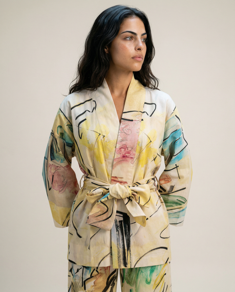 CAFE IN AUSTRIA KIMONO