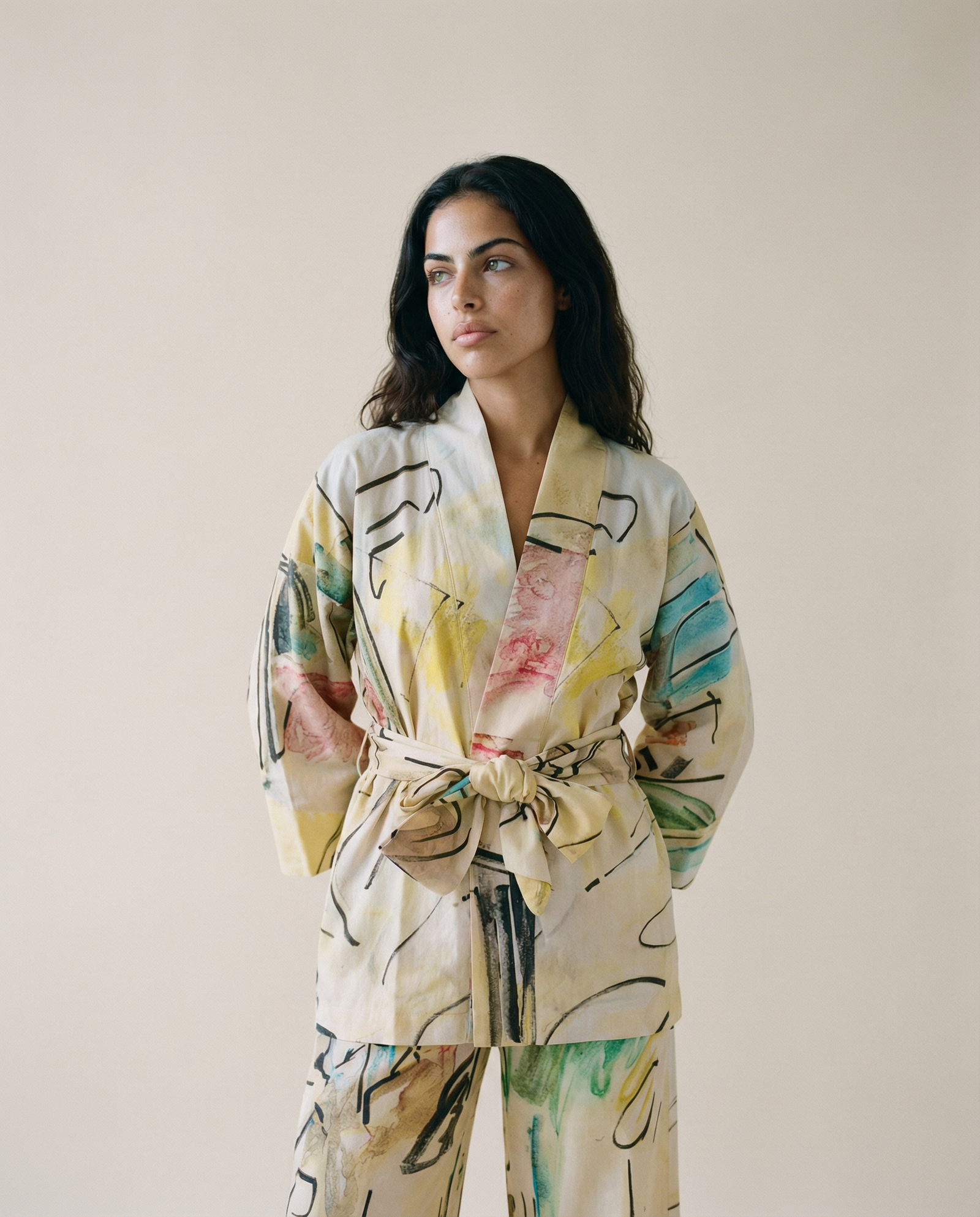 CAFE IN AUSTRIA KIMONO