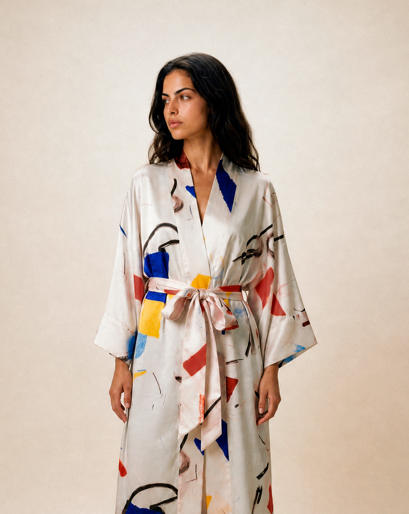 IBIZA VISTA SILK KIMONO